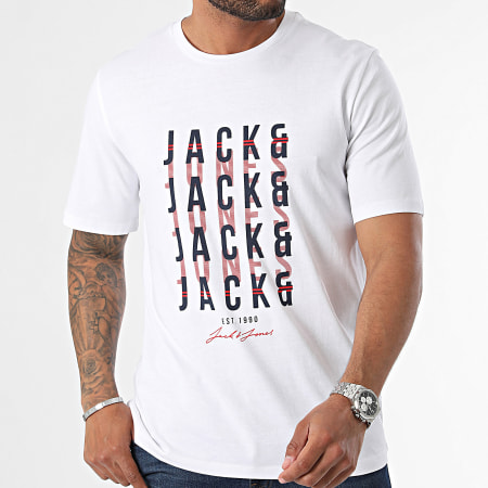 Jack And Jones - Maglietta Delvin Bianco