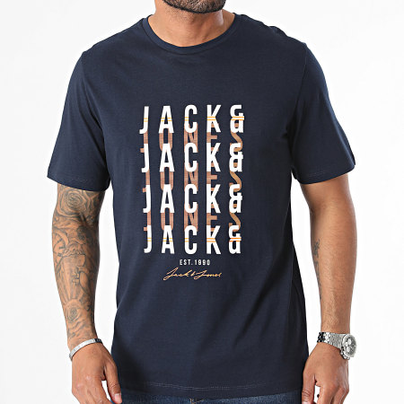 Jack And Jones - Maglietta Delvin Navy