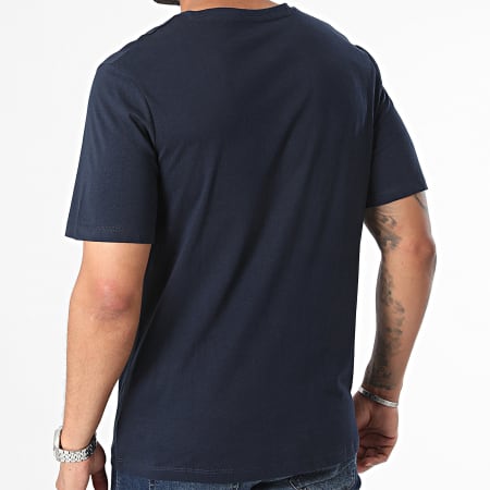 Jack And Jones - Tee Shirt Delvin Bleu Marine