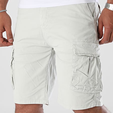 KZR - Pantalones cortos cargo gris claro
