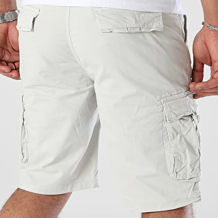 KZR - Pantalones cortos cargo gris claro