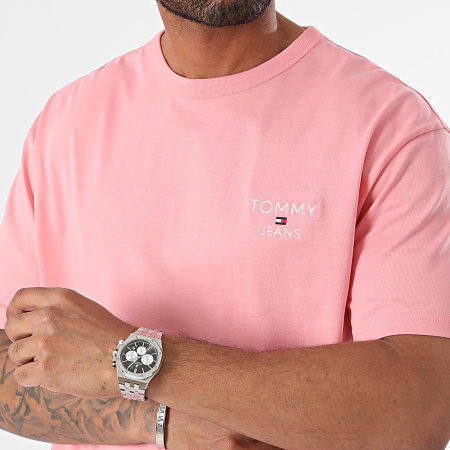 Tommy Jeans - Camiseta Regular Corp 8872 Rosa