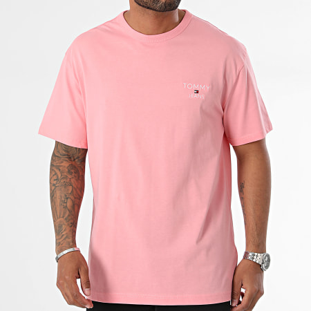 Tommy Jeans - Camiseta Regular Corp 8872 Rosa