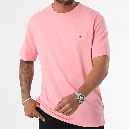 Tommy Jeans - Camicia Tee Regular Corp 8872 Rosa