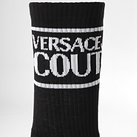 Versace Jeans Couture - Paire De Chaussettes 76GA0J04 Noir