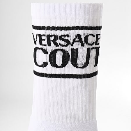 Versace Jeans Couture - Paire De Chaussettes 76GA0J04 Blanc