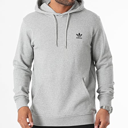 Adidas Originals - Sudadera con capucha Essential IX7670 Gris jaspeado