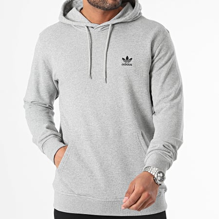 Adidas Originals - Sudadera con capucha Essential IX7670 Gris jaspeado