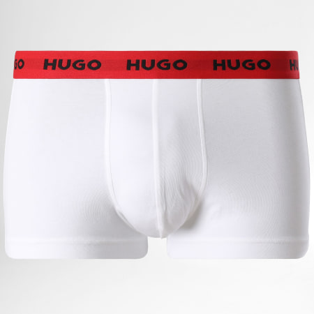 HUGO - Lot De 3 Boxers 50469786 Noir Rouge Blanc