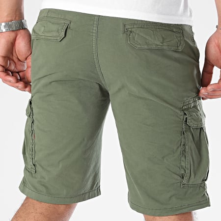 KZR - Pantaloncini Cargo Verde Khaki