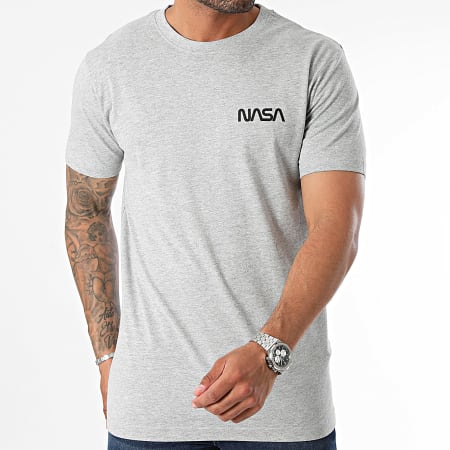 NASA - Juego De 3 Camisetas Pequeño Gusano Blanco Negro Gris Brezo