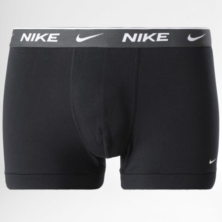 Nike - Pack De 3 Cada Algodón Stretch Boxers KE1008 Negro Morado Naranja Gris