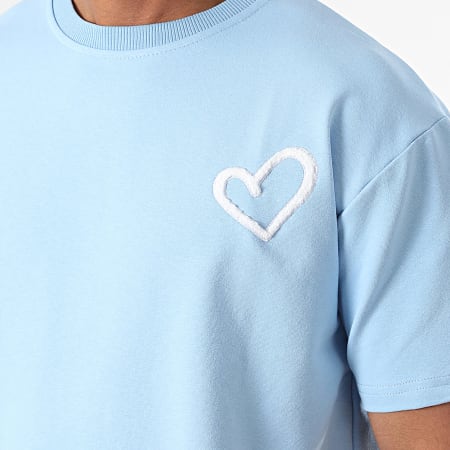 Zelys Paris - Tee Shirt Oversize Bleu Clair