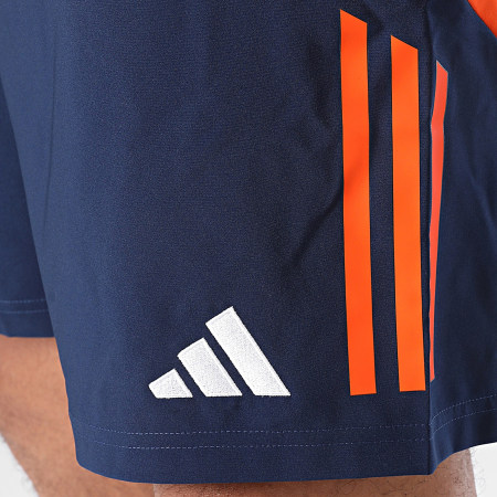 Adidas Sportswear - Short Jogging A Bandes Juventus IS5787 Bleu Marine Orange
