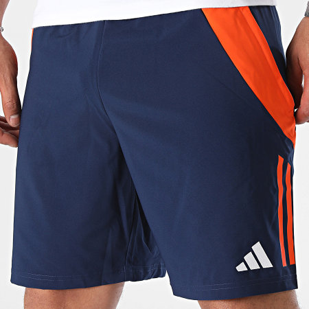 Adidas Sportswear - Short Jogging A Bandes Juventus IS5787 Bleu Marine Orange