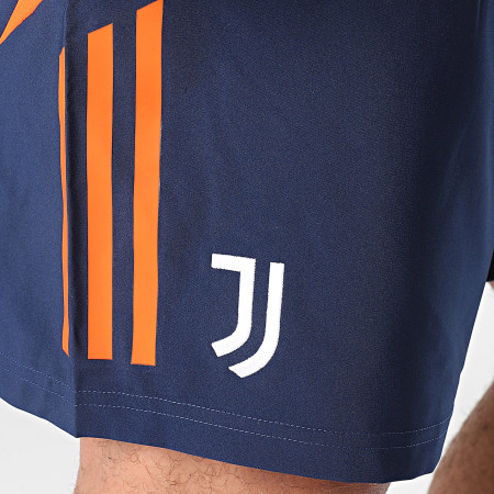 Adidas Sportswear - Short Jogging A Bandes Juventus IS5787 Bleu Marine Orange