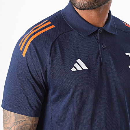 Adidas Sportswear - Polo Manches Courtes A Bandes Juventus IS5793 Bleu Marine