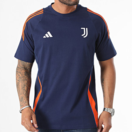 Adidas Sportswear - Tee Shirt A Bandes Juventus IS5805 Bleu Marine