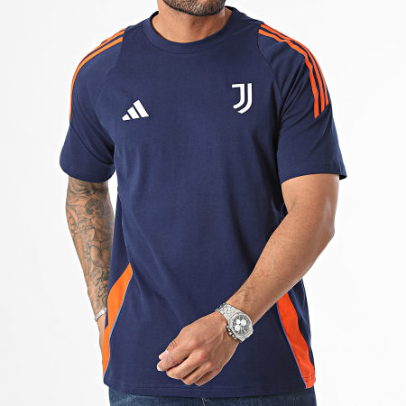 Adidas Sportswear - Tee Shirt A Bandes Juventus IS5805 Bleu Marine