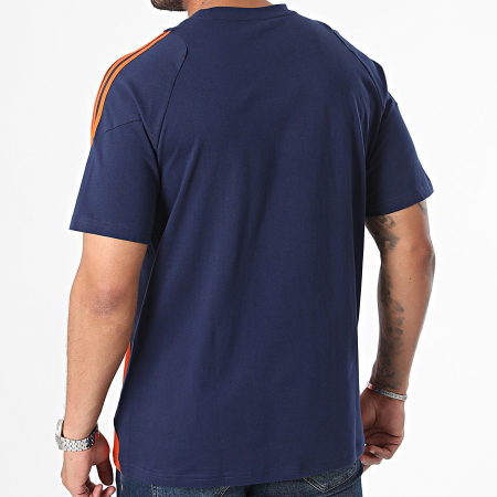 Adidas Sportswear - Tee Shirt A Bandes Juventus IS5805 Bleu Marine