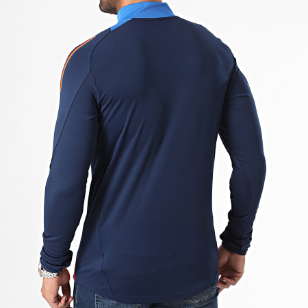 Adidas Sportswear - Tee Shirt Manches Longues A Bandes Juventus IS5820 Bleu Marine