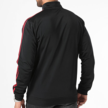 Adidas Sportswear - Veste Zippée A Bandes Manchester United IT4177 Noir