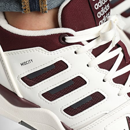 Adidas Sportswear - Sneakers basse Midcity donna IF4549 Core White Maroon Grey Four