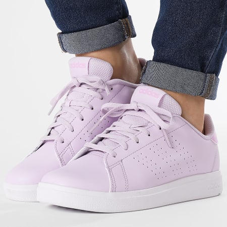 Baskets Femme Advantage Base 2.0 J ID3885 Ice Lavender Bliss Lilac Footwear White