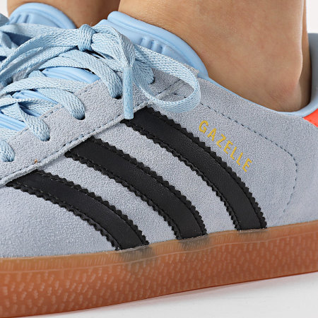 Gazelle J Mujer Zapatillas IG9151 Clear Sky Core Negro Solar Naranja