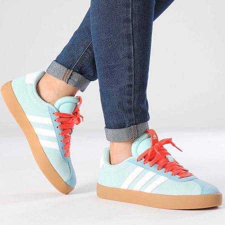 adidas gazelle silver green womens Adidas Vl Court 3.0 Lifestyle Shoes For Women