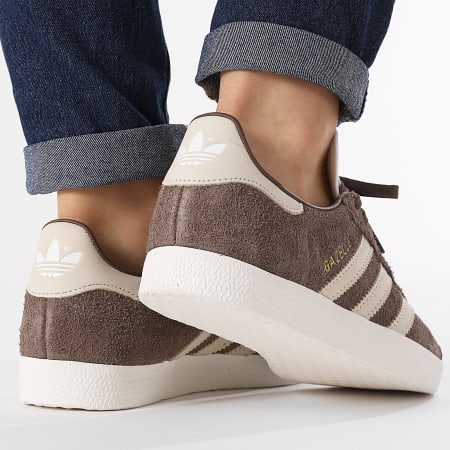 Adidas Originals - Baskets Femme Gazelle J IG4392 Earth Strata Wonder White Off White