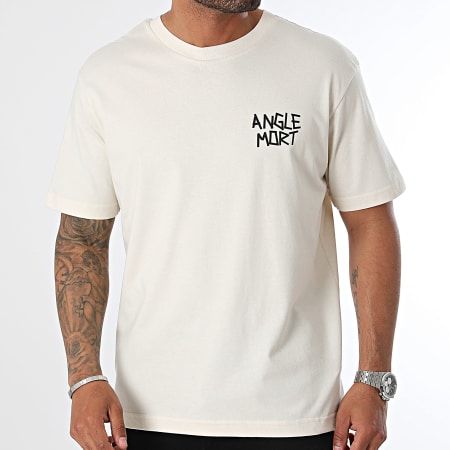 Angle Mort - Tee Shirt Oversize Large Angle Mort Beige