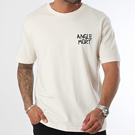 Angle Mort - Tee Shirt Oversize Large Angle Mort Beige