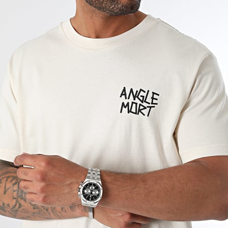 Angle Mort - Tee Shirt Oversize Large Palmarès Edition Beige