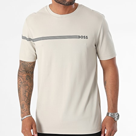 BOSS Camiseta Tee 50519343 Beige Ryses