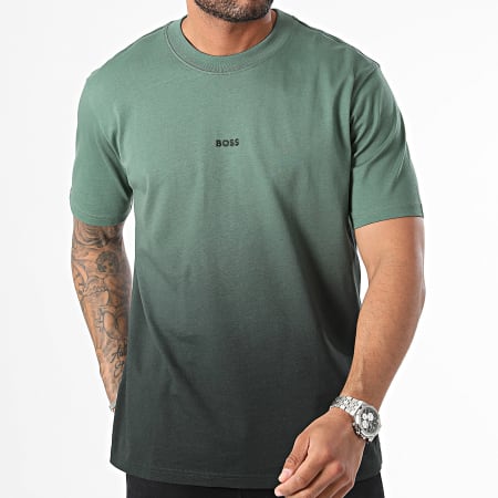 BOSS - Camiseta Gradient 50519187 Verde