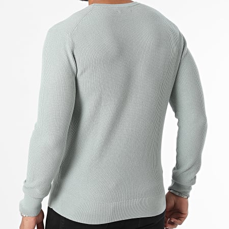 Calvin Klein - Sweat Crewneck Waffle Structure 3031 Gris