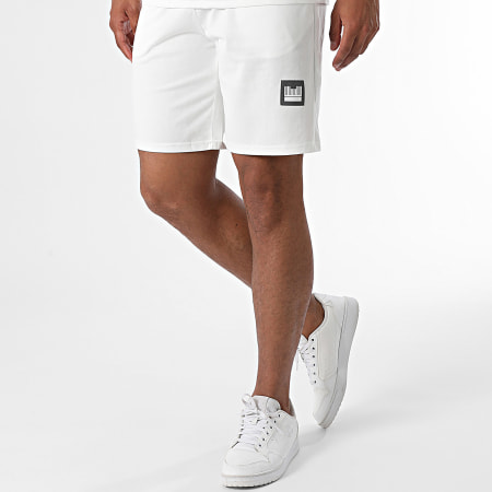 Classic Series - Conjunto de camiseta blanca de tirantes y pantalón corto de jogging