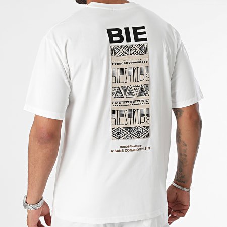 Classic Series - Ensemble Tee Shirt Oversize Et Short Jogging Blanc