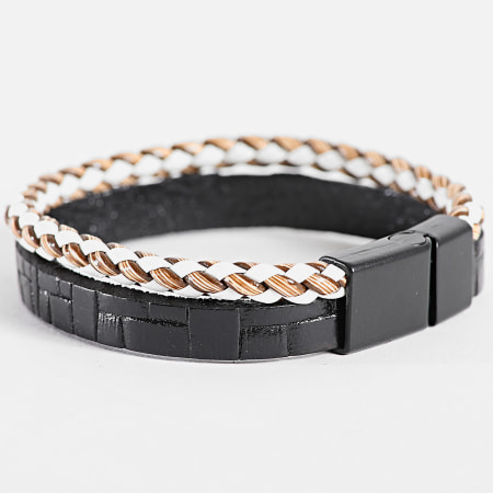 Classic Series - Bracelet Noir Blanc Beige