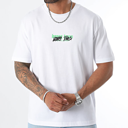 Looney Tunes - Tee Shirt Oversize Large Bugs Color Spray Icy Blanc