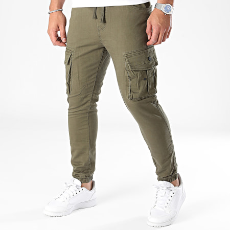 Pantalon Cargo Vert Kaki
