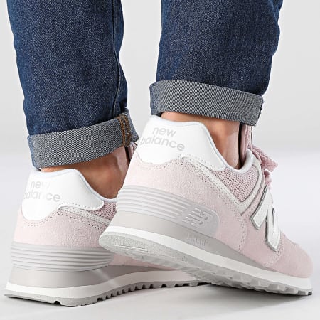 Zapatillas new balance mujer gris y rosa clearance