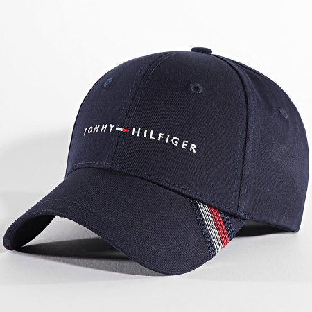 Tommy Hilfiger - Casquette TH Foundation Cotton 6 Panel 2532 Bleu Marine