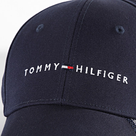 Tommy Hilfiger - Casquette TH Foundation Cotton 6 Panel 2532 Bleu Marine