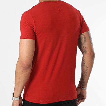 Tommy Hilfiger - Tee Shirt Slim Stretch 0800 Rouge