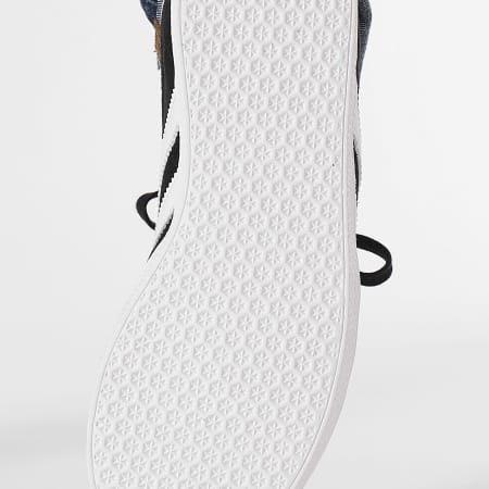 Adidas Originals - Gazelle J Zapatillas Mujer BB2502 Core Negro Calzado Blanco Oro Metálico