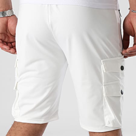 MTX - Pantalones cortos cargo blancos