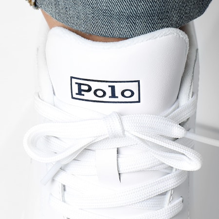 Polo Ralph Lauren - Scarpe da ginnastica Heritage Court II Bianco Navy