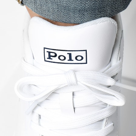 Polo Ralph Lauren - Heritage Court II Blanco Azul Marino Zapatillas